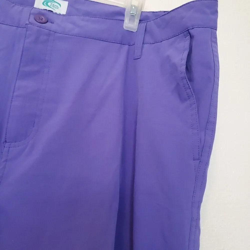 Teal Cove Mens Purple Board Shorts Swim Trunks Sz 42 Stretch Quick Dry RN124917